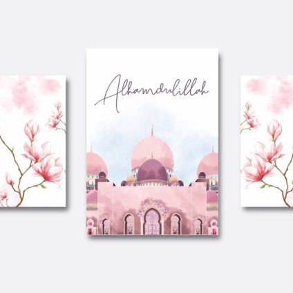 Mariam Arts Kirschblüten Moschee